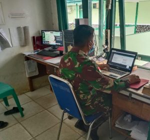 Kesibukan Personil Staf Teritorial Kodim, Menyiapkan Kunjungan Tim Wasev TMMD Ke 110 Kodim 1206/PSB