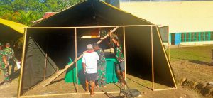 Warga Juga Antusias Siapkan Penyambutan Tim Wasev TMMD Ke 110 Kodim 1206/PSB