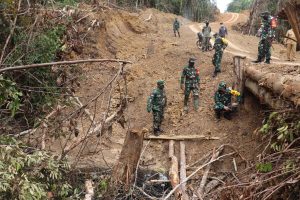 Cek Hasil TMMD Ke 110, Kodim 1206/PSB Menerima Kunjungan Tim Wasev Sterad