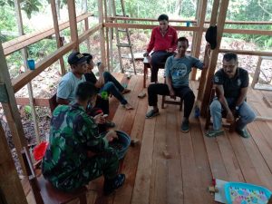 Satgas TMMD Ke 110 berbagi Ide Kepada Masyarakat