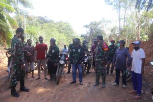 Kapenrem 121/Abw Mayor Inf Supriyono Kagum Sinergitas TMMD 110 Putussibau