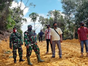 Warga Desa Beringin Sudah Bisa Menggunakan Sebagian Jalan Program TMMD Ke 110