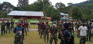 Cek Kesiapan dan Pembagian Tugas, Satgas TMMD 110 Kodim 1206/PSB, Langsung di Sasaran.