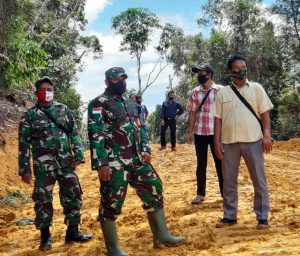 Tinjau Lokasi Sasaran Fisik TMMD 110,Dandim 1206/PSB Beri Apresiasi