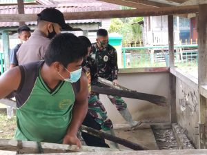 Satgas TMMD Kodim 1206/PSB Bantu Warga Buat Air Whuduh