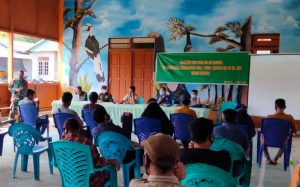 Putus Mata Rantai COVID 19, Satgas TMMD 110 Kodim 1206/PSB, Sosialisasikan Penyuluhan Protkes.