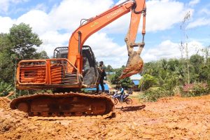 24 Hari Kerja, Program TMMD 110 Kodim 1206/PSB Sasaran Fisik Hampir Capai 100 Persen.