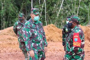 Dandim Beri Apresiasi Hasil Kerja Personil Satgas TMMD Ke 110 Kodim 1206/PSB