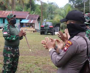 TMMD Ke-110 Kodim 1206/Putussibau Mantapkan Sinergitas TNI-Polri