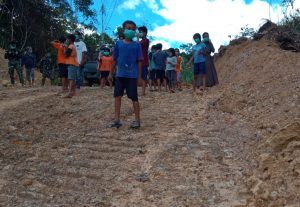 Hasil Nyata program TMMD ke 110 disambut gembira warga Desa Beringin