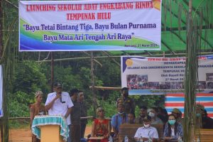 Sekolah Adat Engkabang Rinda Diluncurkan di Sintang, Kalbar