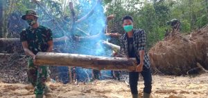 Tunjukkan Semangat Kebersamaan Melalui TMMD 110 Kodim 1206/PSB.