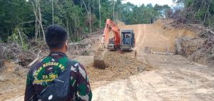 Pengabdian untuk Negeri, Satgas TMMD 110 Kodim 1206/PSB Terus Pacu Alat Berat