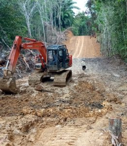 Pekerjaan Fisik TMMD Ke 110 Kodim 1206/PSB di Desa Hulu Pengkadan Tahap Finishing