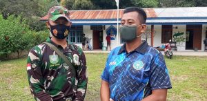 Satgas TMMD Ke 110 Beri Kenang Kenangan Kepada Sekola Paud Al-Waliy