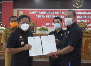 Ini Rekomendasi DPRD Sanggau Terhadap LKPj Bupati 2020