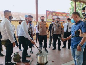 967 Gram Sabu Dimusnahkan Polres Labuhanbatu