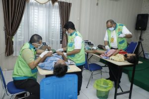 Dinkes Asahan Bersama Satgas BKB Sumut Laksanakan Pelayanan Kesehatan Bakti Sosial