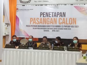 Tok! KPU Sekadau Tetapkan Aron-Suban sebagai Bupati dan Wabup Terpilih