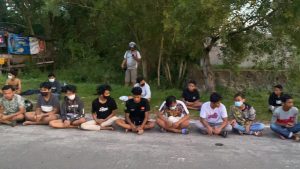 Aksi Balap Liar Resahkan Warga, Ditsamapta Polda Kalteng Amankan 15 Ramaja dan Puluhan Motor