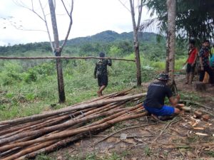 TMMD 110 Kodim 1206/Psb Bawa Perubahan Di Kampung Tintin Kemantan Dan Suka Ramai