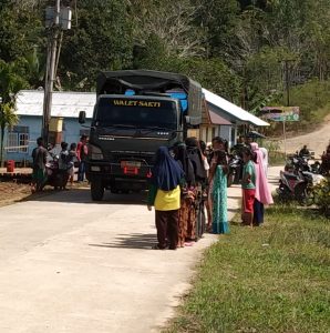 Keberangkatan Satgas TMMD 110 Yonif 644 Walet Sakti