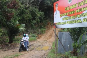 Jalan Baru Program TMMD Regtas Ke 110 kodim 1206/PSB Sudah Bisa Di Manfaatkan Anak Sekolah