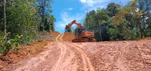 Karya Satgas TMMD 110 Putussibau, Jalan Penghubung Dua Kecamatan.