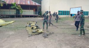 Sigap, Satgas TMMD 110 Kodim 1206/PSB Bongkar Tenda