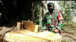 Program TMMD 110 Putussibau Kibarkan Bhakti TNI Bumi Pertiwi