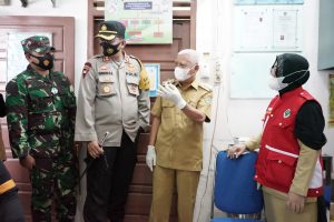 Bupati Asahan bersama Forkopimda Tinjau Pelaksanaan Vaksinasi di Puskesmas