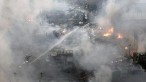 Kebakaran Pasar Kambing Tanah Abang Hanguskan 136 TPS dan 40 Kios