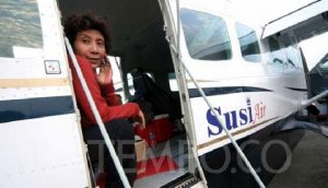 Susi Pudjiastuti Promo Lounge Susi Air di Bandara Halim: Ada Gorengan Non-MSG