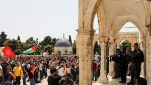 Polisi Israel, Pengunjuk Rasa Bentrok di Al-Aqsa