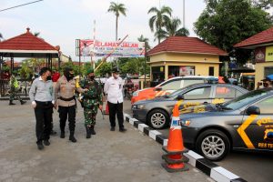 Cek Kesiapan Pengamanan Idul Fitri, Polres Tegal Kota Gelar Pasukan Operasi Ketupat Candi 2021