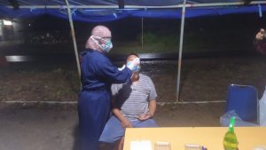 Hari Ketiga Posko di Kabupaten Sintang,117 Orang diswab Antigen, 3 Orang Positif