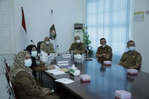 Secara Virtual, Pemkab Asahan Ikuti Rakor Satgas Covid-19 dengan Gubernur Sumut