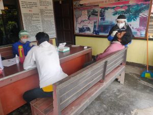 Swab di Posko Penyekatan Mudik Lebaran di Kabupaten Sekadau, 4 Orang Positif
