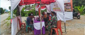 Koramil Mukok, Sanggau Maksimalkan Fungsi Posko PPKM Mikro