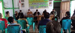 Sosialisasi PPKM Mikro dan Optimalisasi Posko Penanganan Covid-19 di Desa Lintang Kapuas