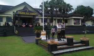 Bupati Way Kanan Pimpin Apel Oprasi Ketupat Krakatau 2021 