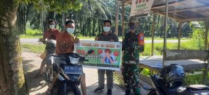 Babinas 1204 Sosialisasi Himbauan 5M kepada Warga Mukok