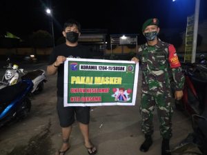 Menghimbau masyarakat akan pentingnya menerapkan protokol  kesehatan di musim pandemi