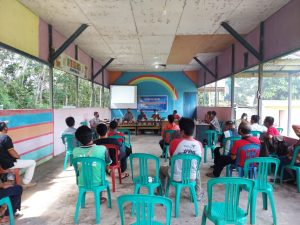 Babinsa Koramil 09/Toba menghadiri Rapat koordinasi PPKM MIKRO dan posko penanganan covid