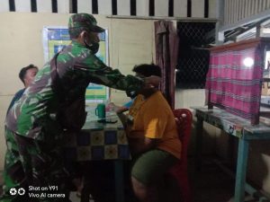 Koramil 1204-12/Parindu Mensosialisasikan 5M Kepada Masyarakat Binaan.
