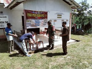 Babinsa Tetus Gencar Sosialisasi Himbauan 3 M Lawan Covid-19 Di Wilayah Binaannya.