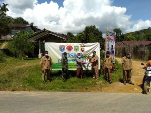 Babinsa Tayan Hulu Rutin Sosialisasi Himbau 3 M Di Tenggah Pendemi Covid.