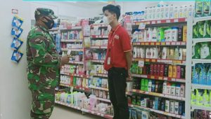 Sosialisasi covid di minimarket Didesa Meliau semakin di perketat