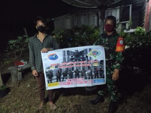 Koramil 1204-21/ Melaksanakan Himbauan 3M Kepada Masyarakat Dalam Masa Pandemi covid-19