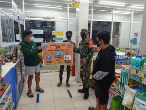 Koramil 1204-12/Parindu Mensosialisasikan 5M Kepada Masyarakat Binaan.